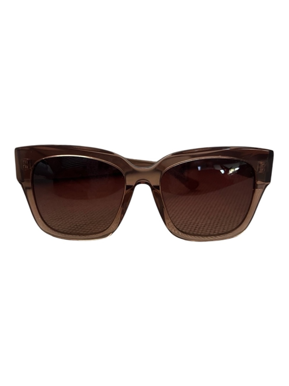 Diff Eyewear Brown Transparent Square Sunglasses